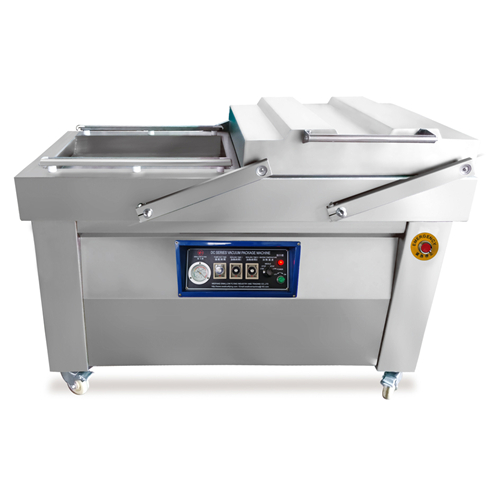 Double chamber deepened vacuum packing machine two sealing